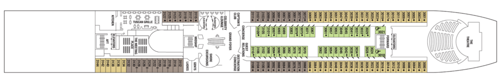 Celebrity Cruises Celebrity Summit Deck 3.png